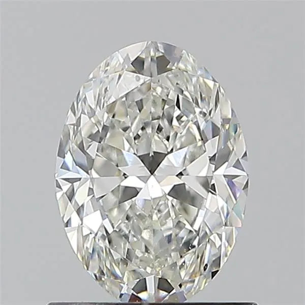 0.90ct Oval Natural Diamond (Colour H, Clarity SI1, GIA Certified)