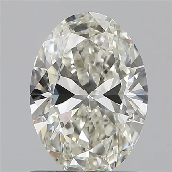0.90ct Oval Natural Diamond (Colour K, Clarity VS1, Cut EX, GIA Certified)