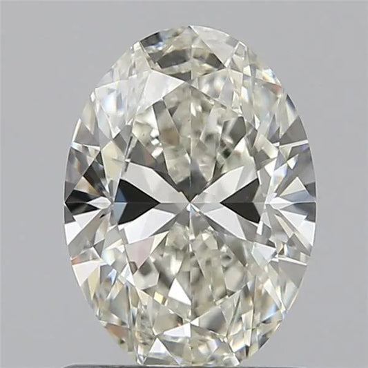 0.90ct Oval Natural Diamond (Colour K, Clarity VS1, Cut EX, GIA Certified)