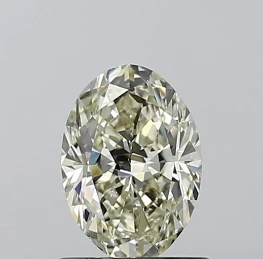 0.90ct Oval Natural Diamond (Colour M, Clarity SI1, GIA Certified)