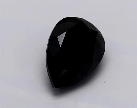 0.90ct Pear Natural Diamond (Colour Fancy Black, Clarity VVS2, Cut EX, GIA Certified)
