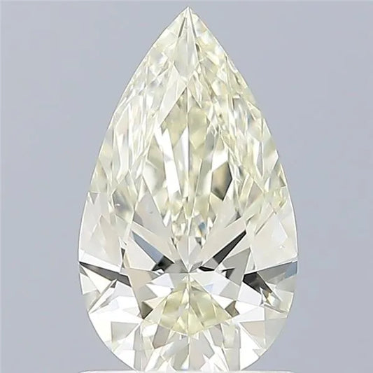 0.90ct Pear Natural Diamond (Colour K, Clarity VS1, Cut EX, IGI Certified)