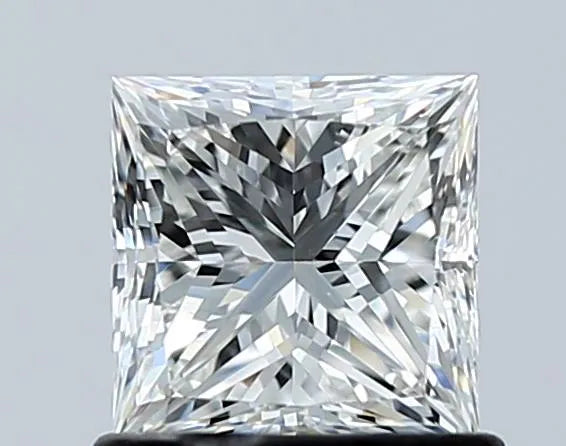0.90ct Princess Natural Diamond (Colour G, Clarity VVS2, Cut EX, GIA Certified)