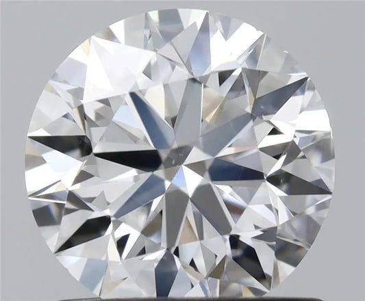 0.90ct Round Natural Diamond (Colour D, Clarity VS1, Cut EX, GIA Certified)