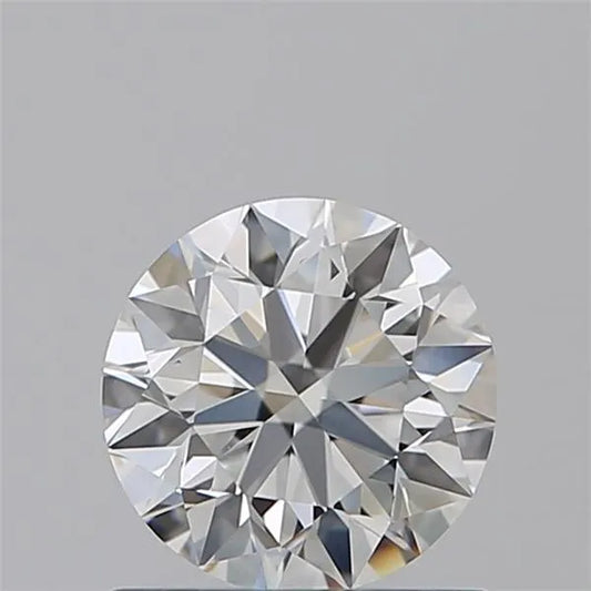 0.90ct Round Natural Diamond (Colour F, Clarity VVS2, Cut EX, GIA Certified)