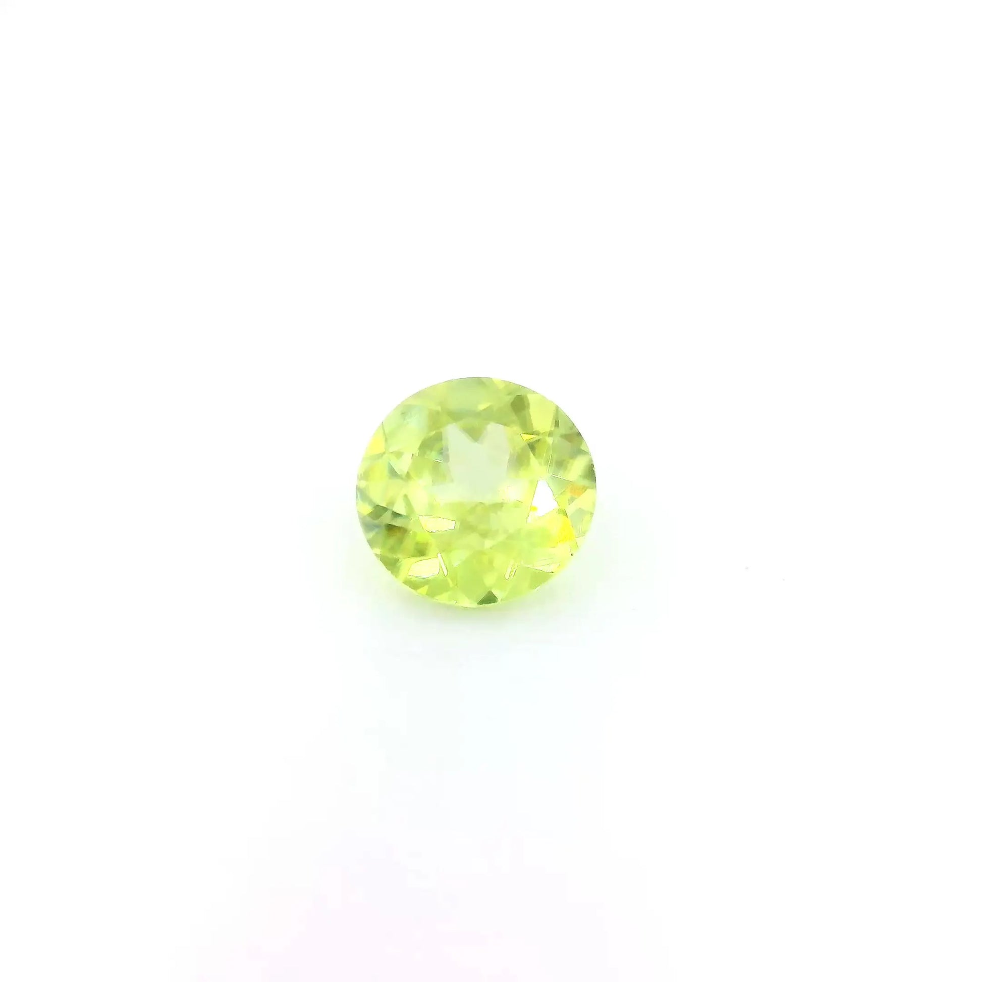 0.90ct Round Natural Sphene (Colour Green, Clarity Eye Clean, Cut Faceted)
