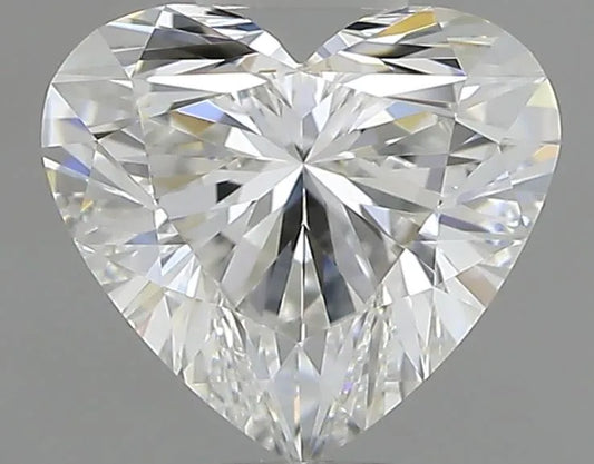 0.91ct Heart Natural Diamond (Colour F, Clarity VVS1, GIA Certified)