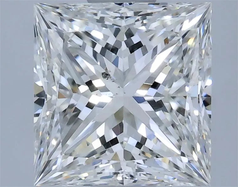 0.91ct Princess Natural Diamond (Colour F, Clarity SI1, GIA Certified)