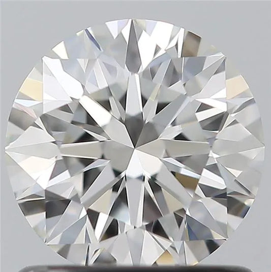 0.91ct Round Natural Diamond (Colour F, Clarity VVS2, Cut EX, GIA Certified)