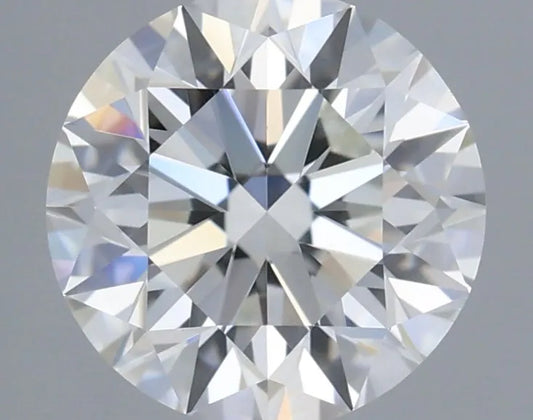 0.91ct Round Natural Diamond (Colour F, Clarity VVS2, Cut EX, IGI Certified)