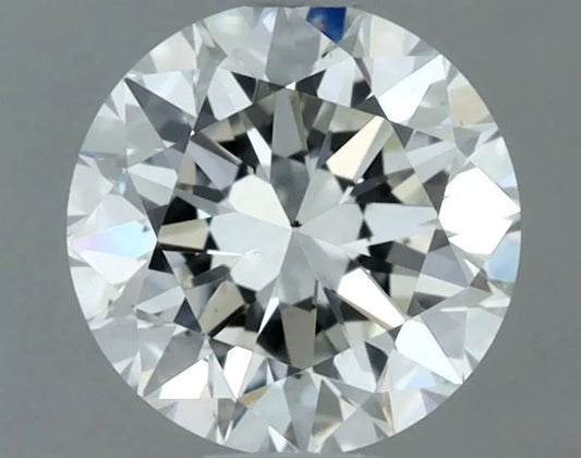 0.91ct Round Natural Diamond (Colour H, Clarity VS2, Cut EX, IGI Certified)