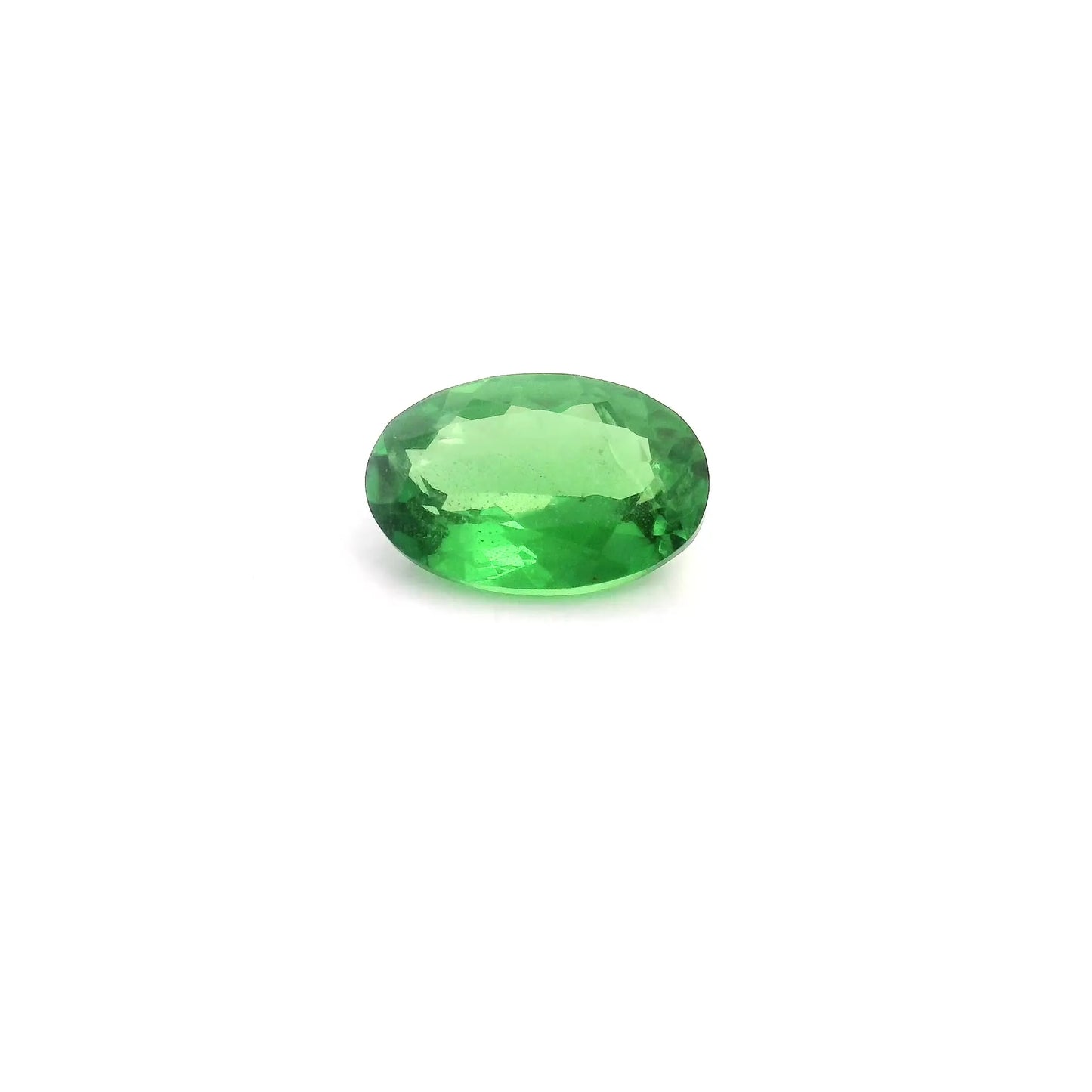 0.92ct Oval Natural Garnet (Colour Green, Clarity Slightly Included, Cut Faceted)