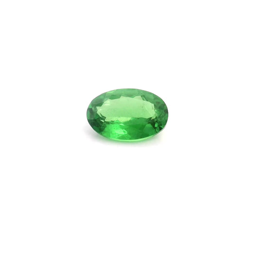 0.92ct Oval Natural Garnet (Colour Green, Clarity Slightly Included, Cut Faceted)