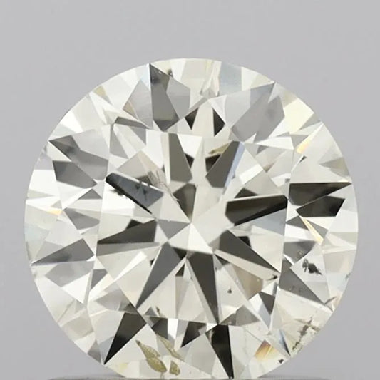 0.92ct Round Natural Diamond (Colour L, Clarity SI1, Cut EX, IGI Certified)