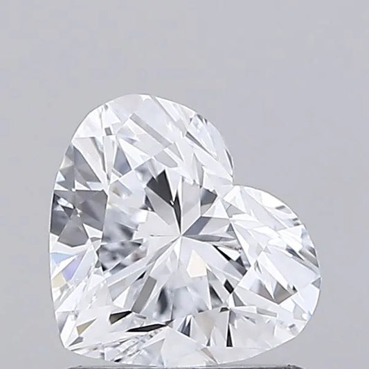 0.93ct Heart Lab Grown Diamond (Colour E, Clarity IF, IGI Certified)