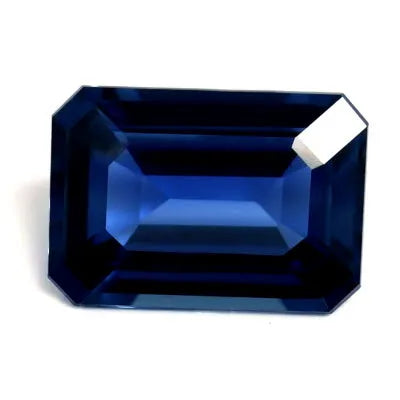 0.94ct Emerald Natural Sapphire (Colour Blue, Clarity Eye Clean, Cut Faceted)