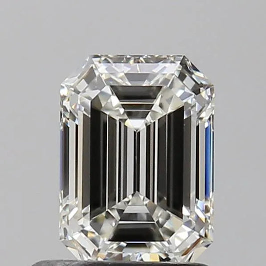 0.95ct Emerald Natural Diamond (Colour H, Clarity IF, GIA Certified)