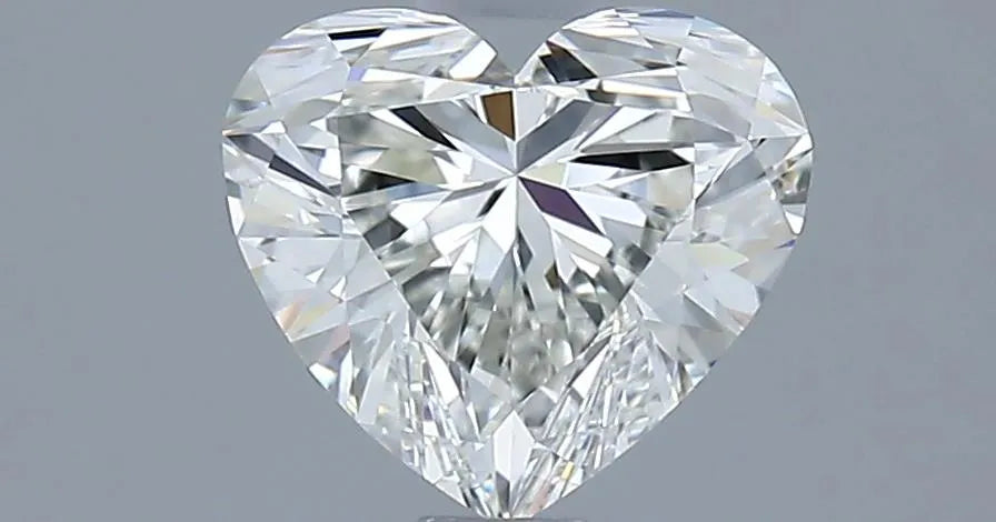 0.95ct Heart Natural Diamond (Colour F, Clarity IF, Cut VG, IGI Certified)