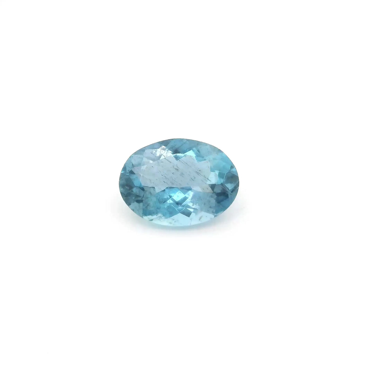 0.95ct Oval Natural Aquamarine (Colour Blue, Clarity Slightly Included, Cut Faceted)