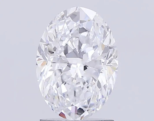 0.96ct Oval Lab Grown Diamond (Colour D, Clarity IF, IGI Certified)