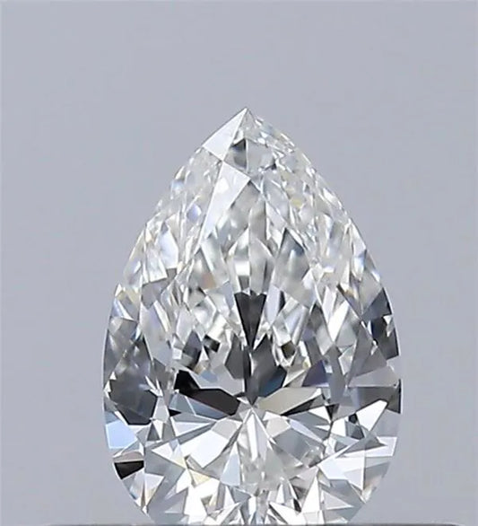 0.30ct Pear Natural Diamond (Colour F, Clarity IF, GIA Certified)