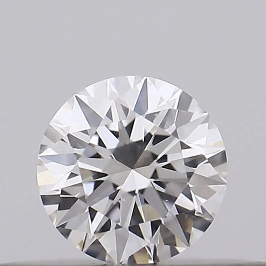 0.16ct Round Natural Diamond (Colour F, Clarity VS2, Cut EX, GIA Certified)