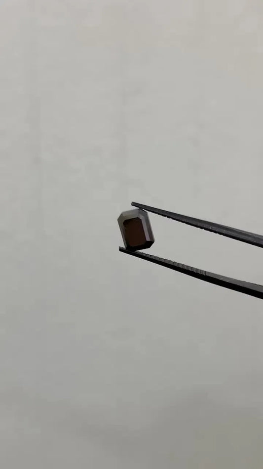 1.33ct Emerald Natural Diamond (Colour Fancy Black, Clarity VVS2, Cut EX, GIA Certified)