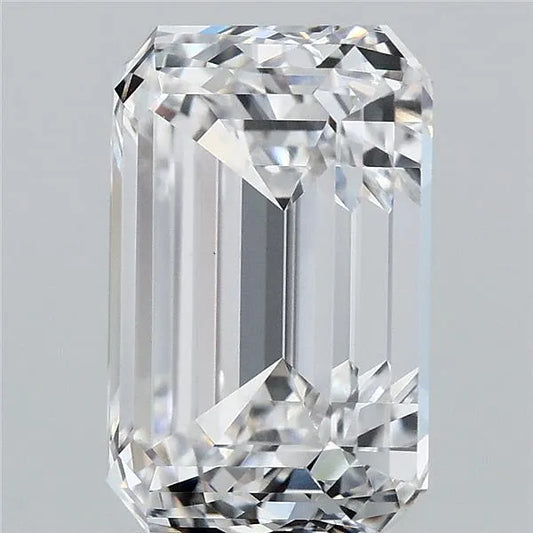 4.92ct Emerald Lab Grown Diamond (Colour D, Clarity VVS2, IGI Certified)
