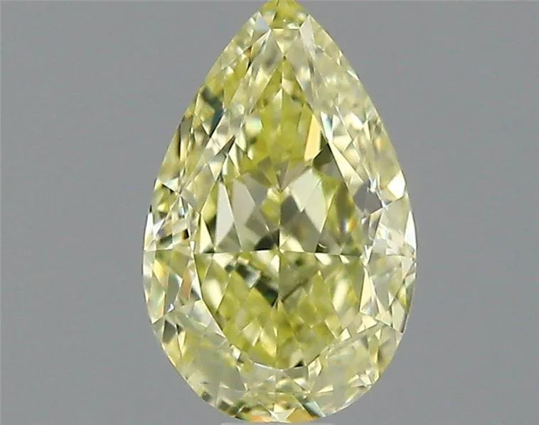 0.80ct Pear Natural Diamond (Colour Fancy Yellow, Clarity VS1, Cut GD, GIA Certified)