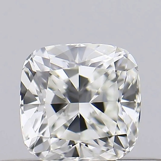 0.32ct Cushion modified Natural Diamond (Colour J, Clarity VVS2, GIA Certified)