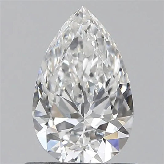 0.60ct Pear Natural Diamond (Colour E, Clarity VVS1, Cut EX, GIA Certified)