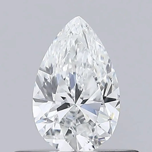 0.40ct Pear Natural Diamond (Colour E, Clarity VVS1, GIA Certified)