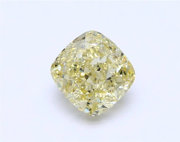 1.00ct Cushion brilliant Natural Diamond (Colour Fancy Yellow, Clarity VVS1, GIA Certified)