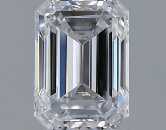 1.00ct Emerald Lab Grown Diamond (Colour D, Clarity IF, IGI Certified)