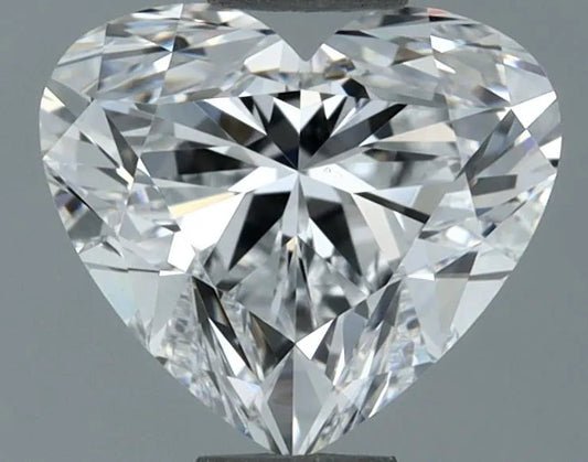 1.00ct Heart Natural Diamond (Colour D, Clarity VS1, Cut EX, GIA Certified)
