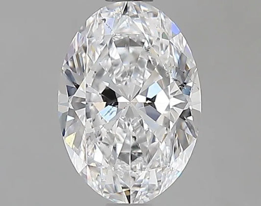 1.00ct Oval Natural Diamond (Colour D, Clarity SI1, GIA Certified)