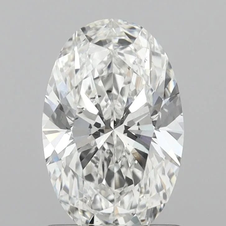 1.00ct Oval Natural Diamond (Colour F, Clarity VS2, HRD Certified)