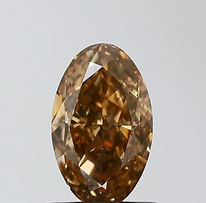 1.00ct Oval Natural Diamond (Colour Fancy, Clarity VS2, GIA Certified)