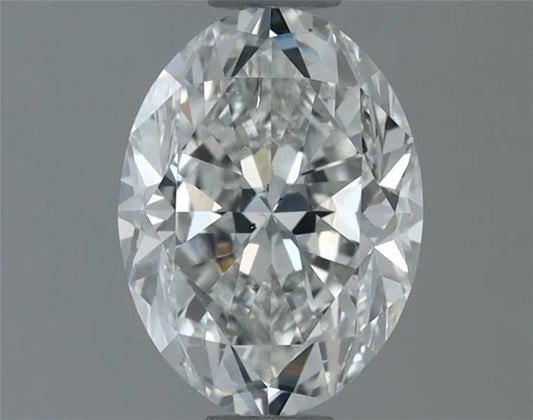 1.00ct Oval Natural Diamond (Colour G, Clarity SI1, Cut VG, IGI Certified)