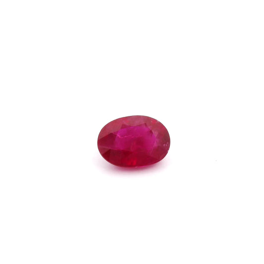 1.00ct Oval Natural Ruby (Colour Red, Clarity Slightly Included, Cut Faceted)