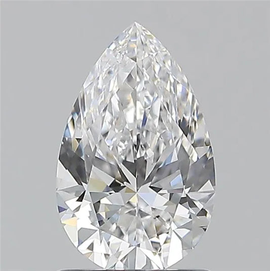 1.00ct Pear Natural Diamond (Colour D, Clarity VVS2, GIA Certified)