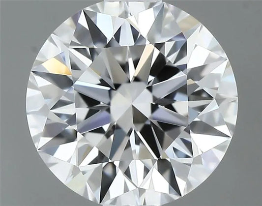 1.00ct Round Natural Diamond (Colour D, Clarity VVS2, Cut EX, GIA Certified)