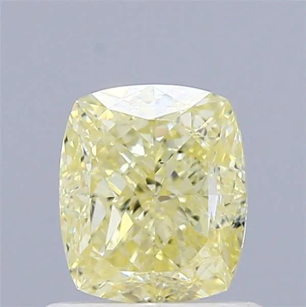 1.01ct Cushion brilliant Natural Diamond (Colour Fancy Light Yellow, Clarity VS2, GIA Certified)