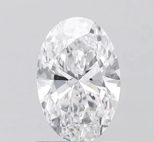 1.01ct Oval Lab Grown Diamond (Colour D, Clarity VVS2, IGI Certified)