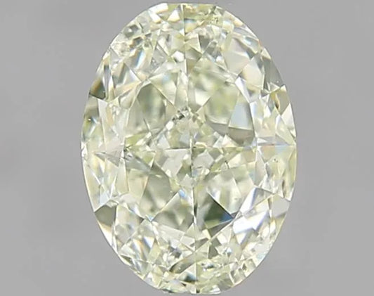 1.01ct Oval Natural Diamond (Colour Fancy Light Green, Clarity SI1, GIA Certified)