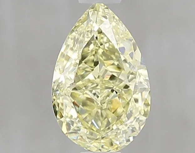 1.01ct Pear Natural Diamond (Colour Fancy Light Yellow, Clarity VS1, GIA Certified)