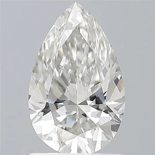 1.01ct Pear Natural Diamond (Colour G, Clarity VS2, Cut EX, IGI Certified)