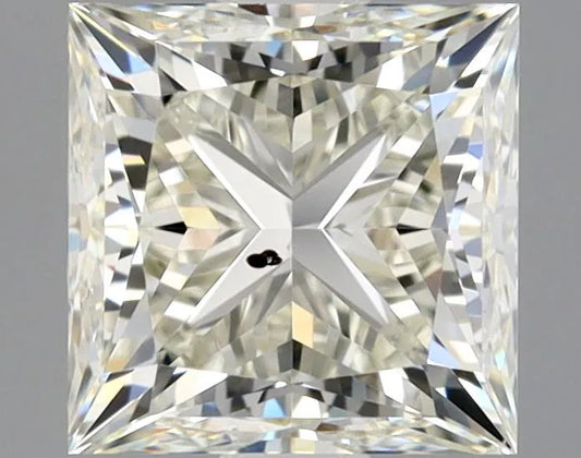 1.01ct Princess Natural Diamond (Colour L, Clarity SI1, GIA Certified)