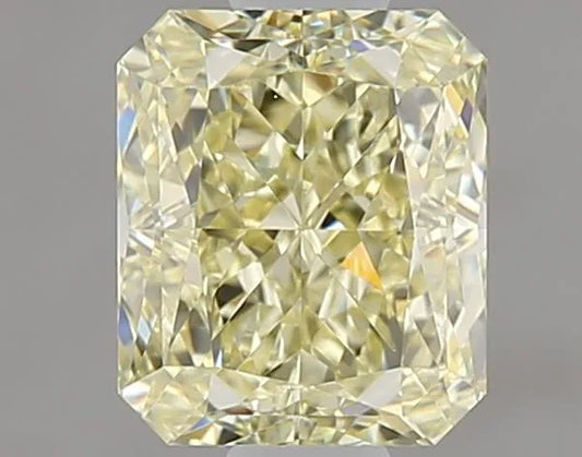 1.01ct Radiant Natural Diamond (Colour Fancy Light Yellow, Clarity VS1, Cut GD, GIA Certified)
