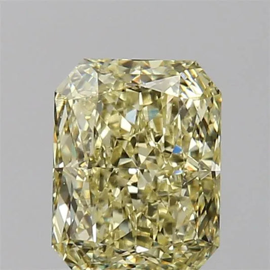 1.01ct Radiant Natural Diamond (Colour Fancy Light Yellow, Clarity VS2, GIA Certified)